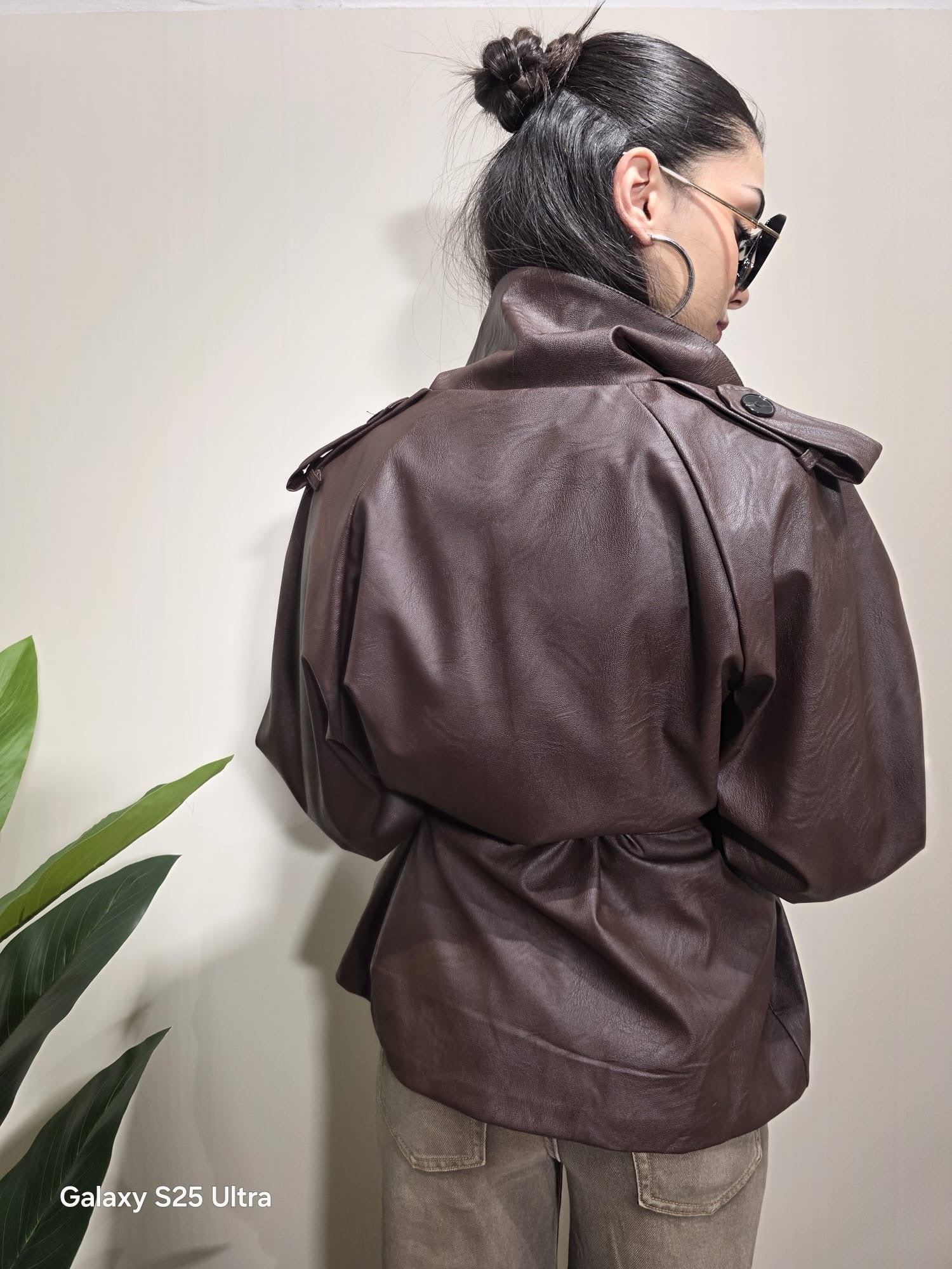 Trench in eco-pelle