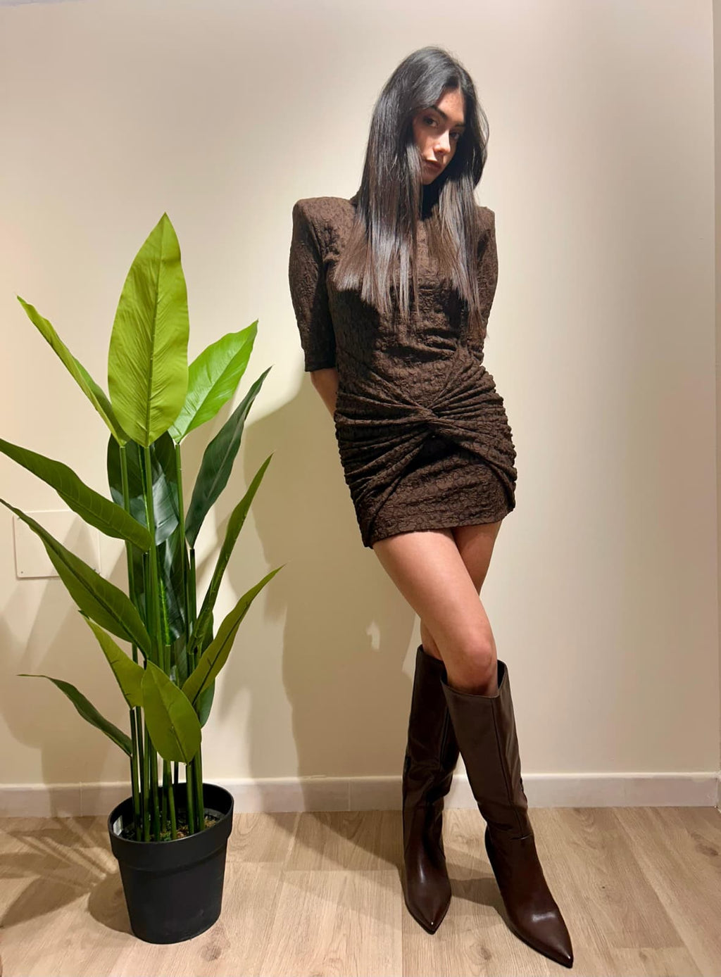 Vestito DESY in pizzo con spalline