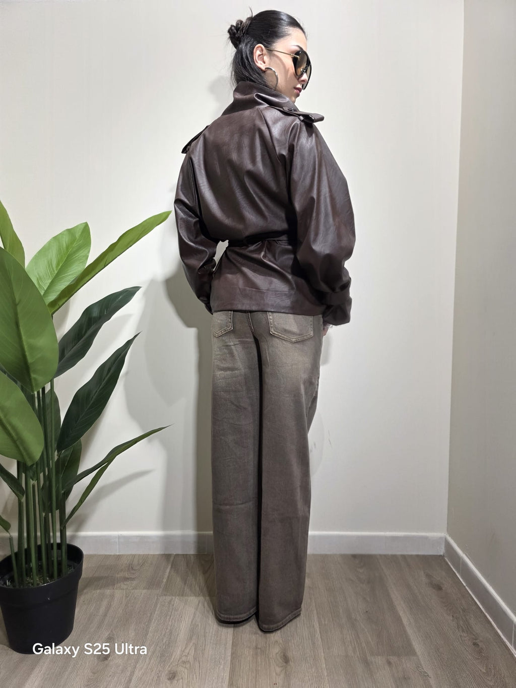 Trench in eco-pelle