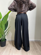 Pantalone a palazzo con cintura