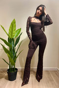 Jumpsuit in pizzo