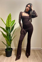 Jumpsuit in pizzo