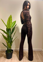 Jumpsuit in pizzo