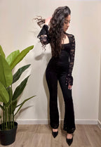 Jumpsuit in pizzo