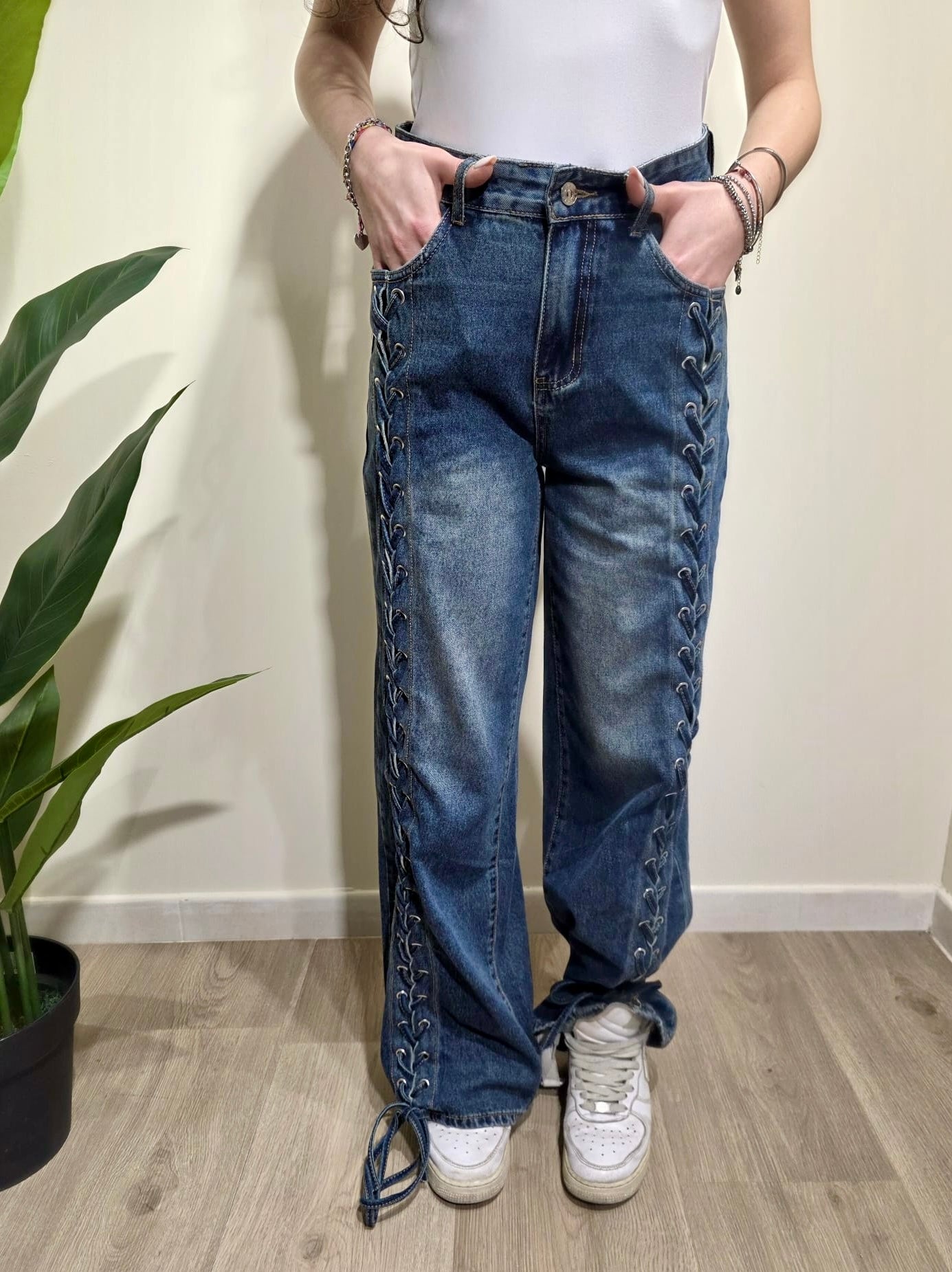 Jeans Stringhe