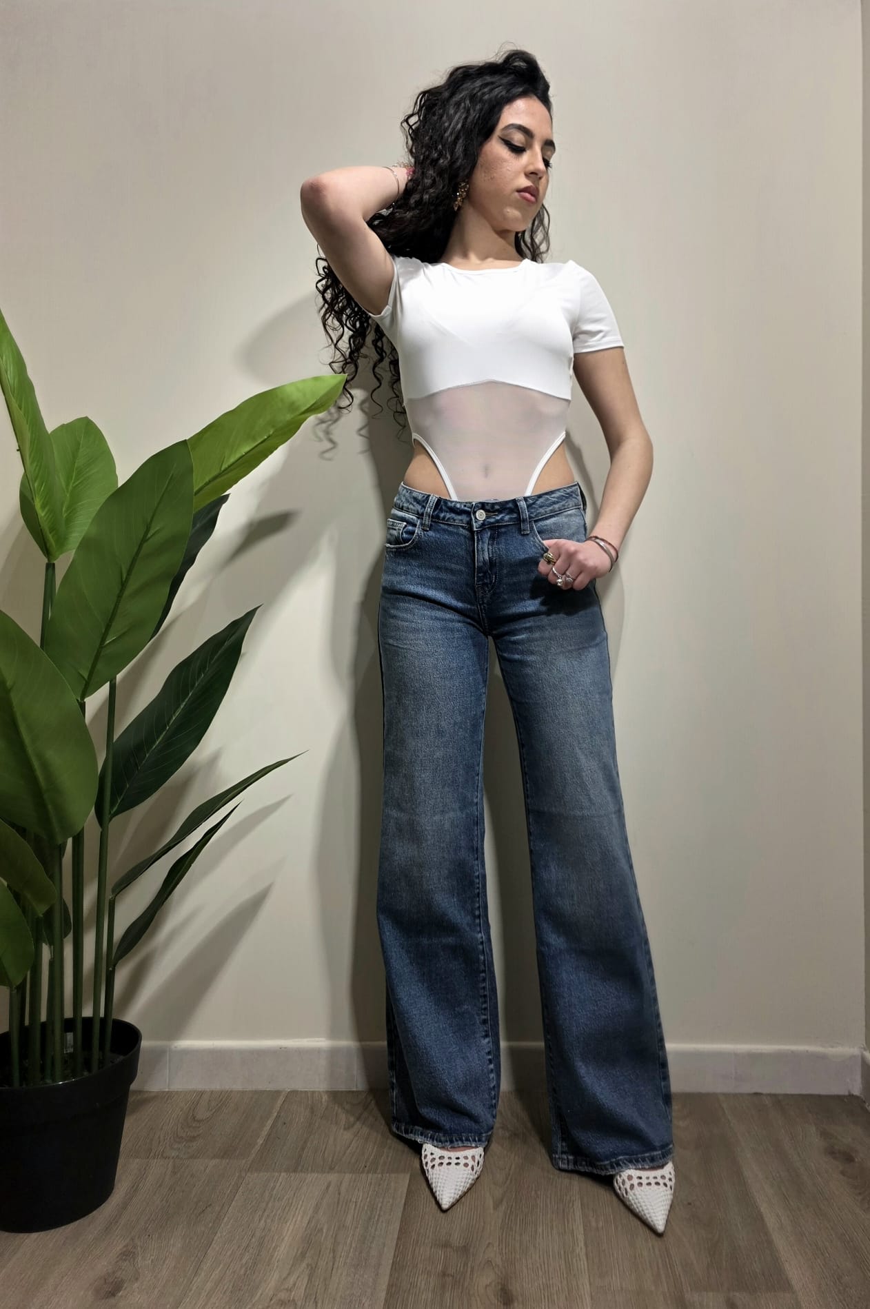 Jeans vita bassa