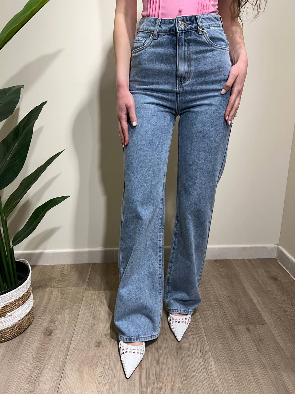 Jeans tasche brillantinate