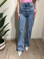 Jeans tasche brillantinate