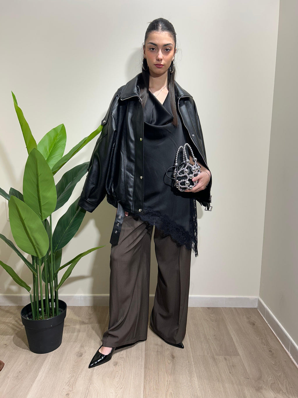 Canotta raso romantic