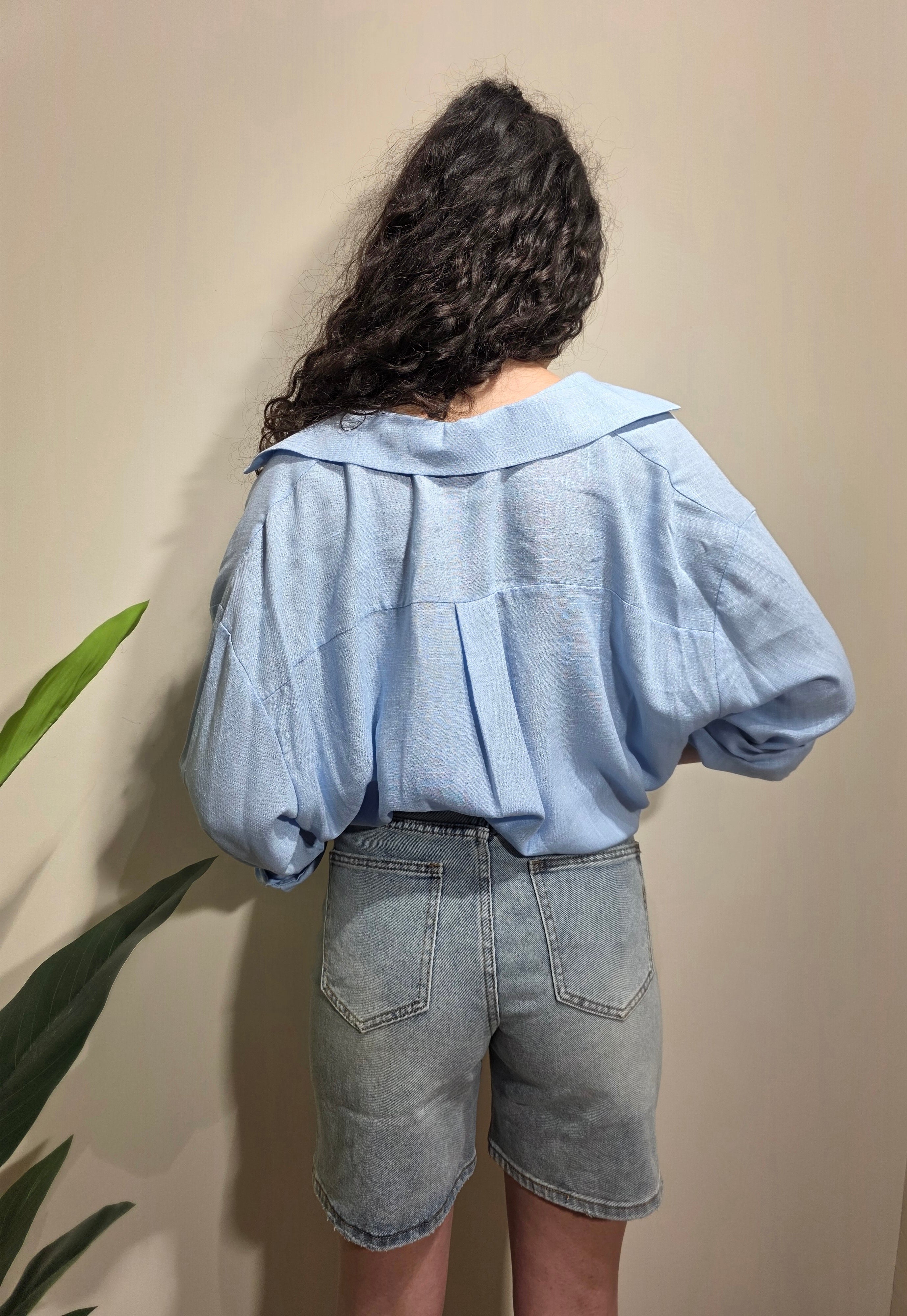 Camicia misto lino
