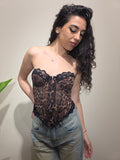 Bustier animalier