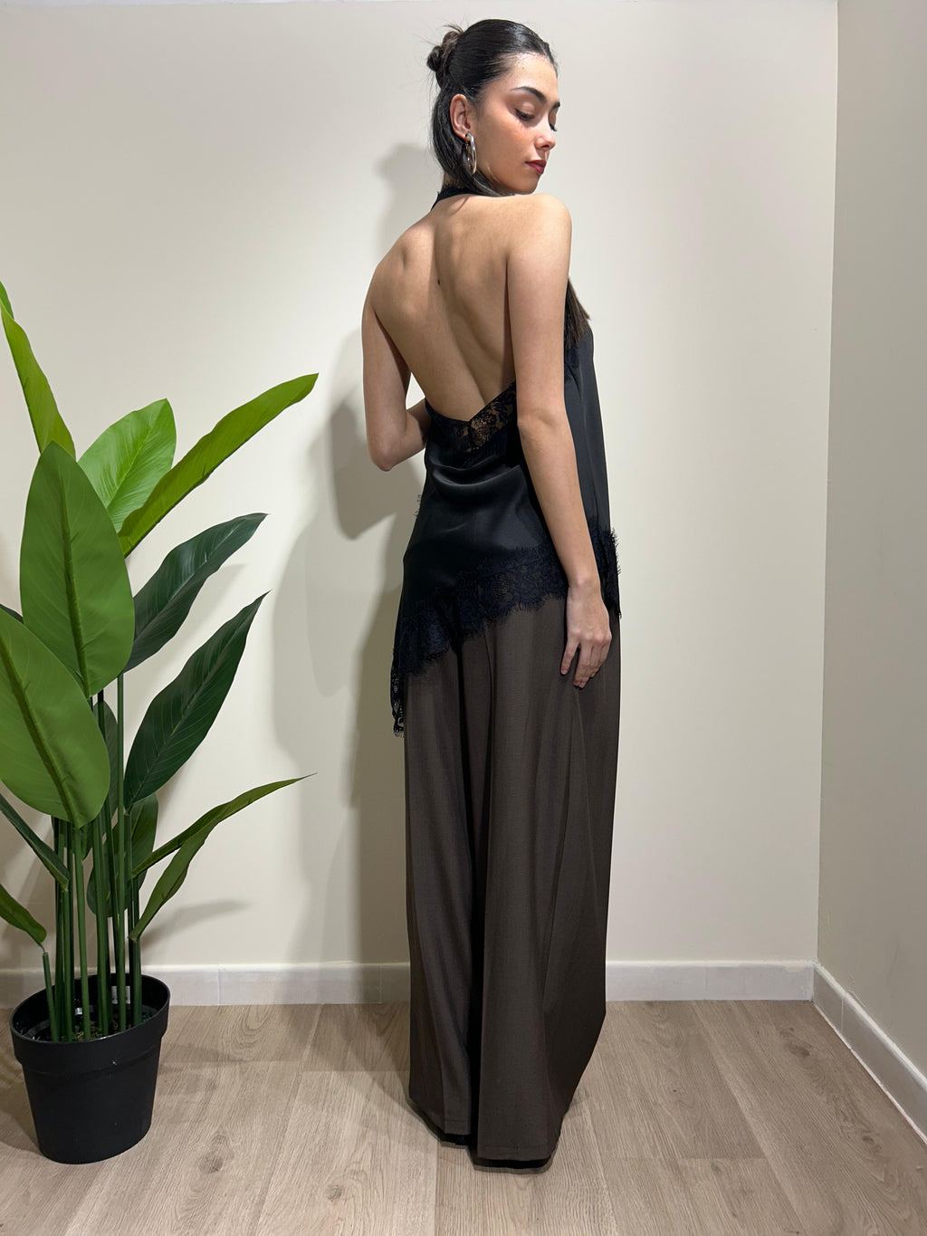 Canotta raso romantic