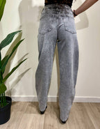 Jeans borchie grigio
