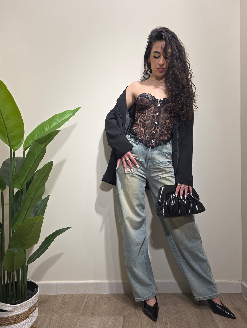 Bustier animalier
