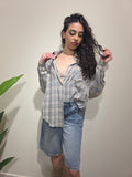 Camicia con micro strass