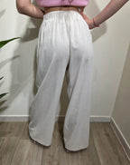 Pantalone misto lino