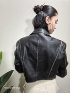 Chiodo in eco-pelle stone